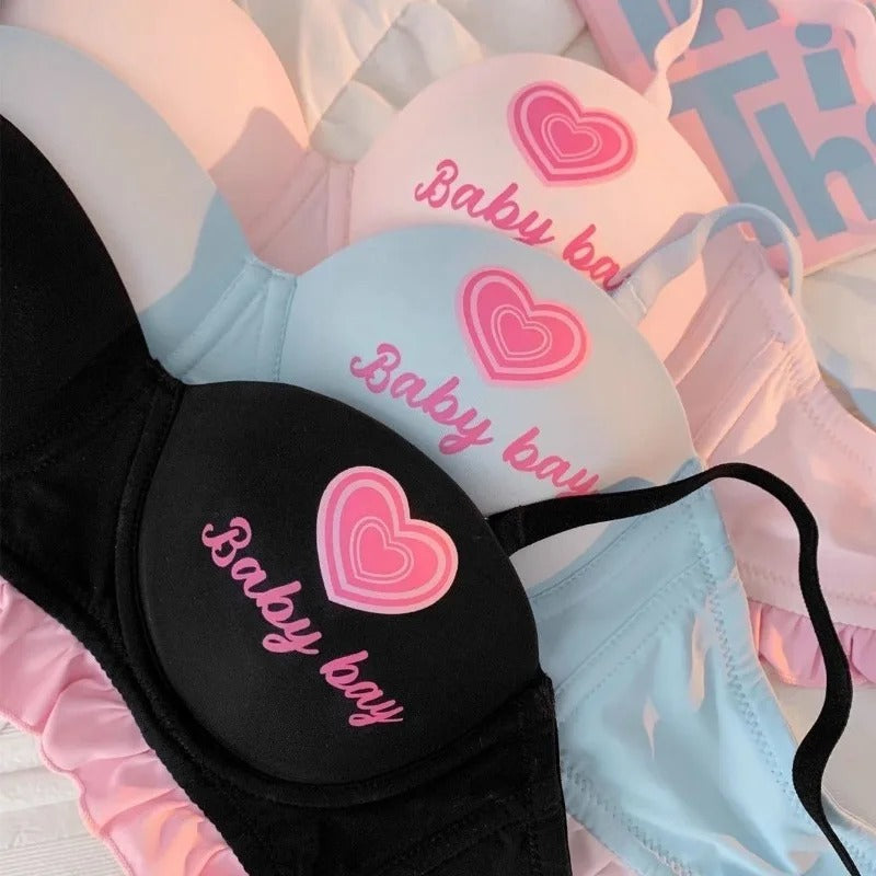 Cute Baby Bay Ruffle Lingerie Set