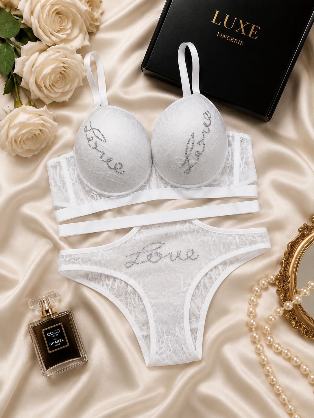 Love Lace Lingerie Set.