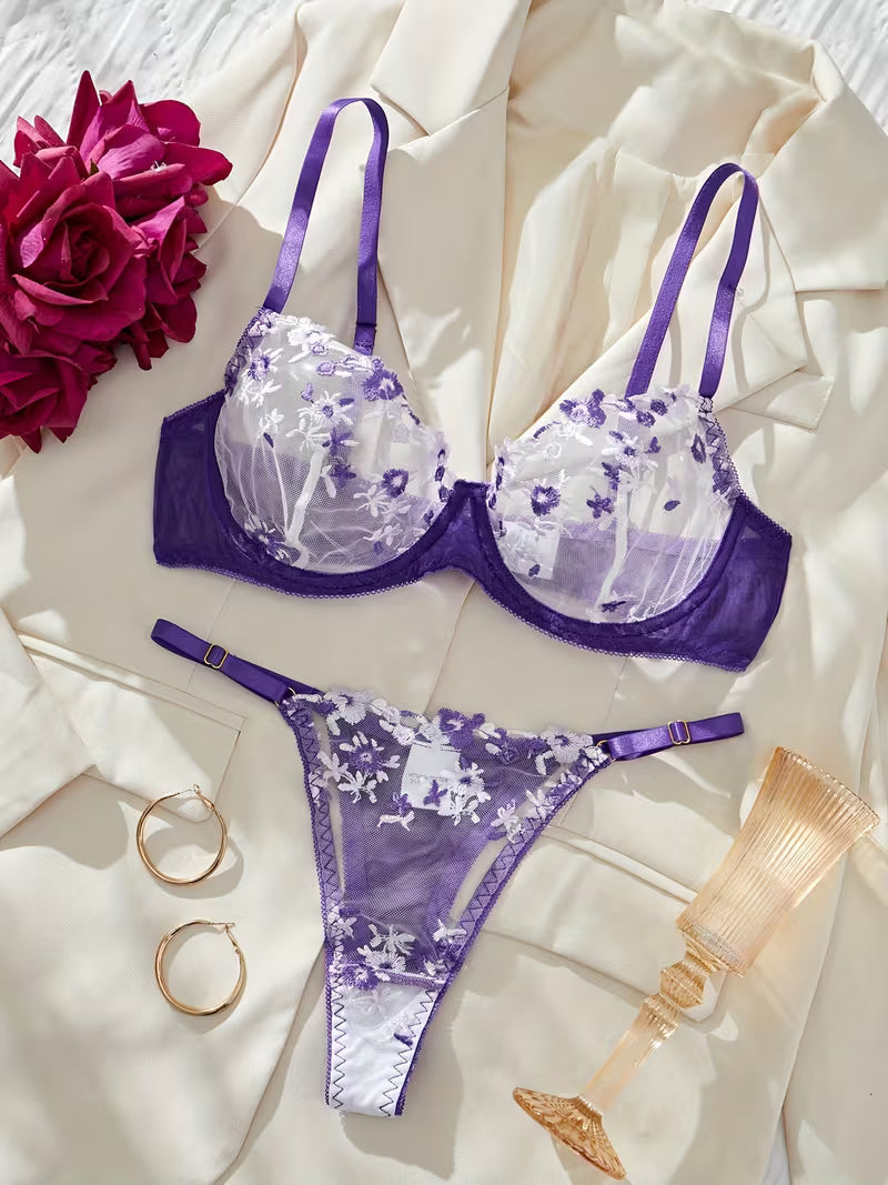 Sweet Flower Floral net pushup set.