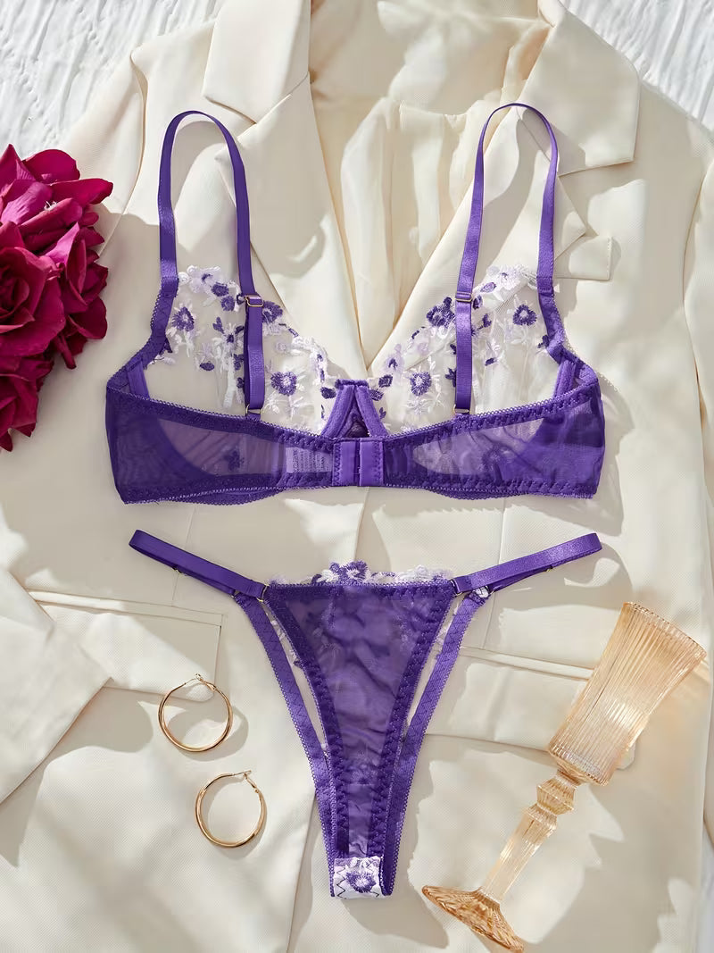 Sweet Flower Floral net pushup set.