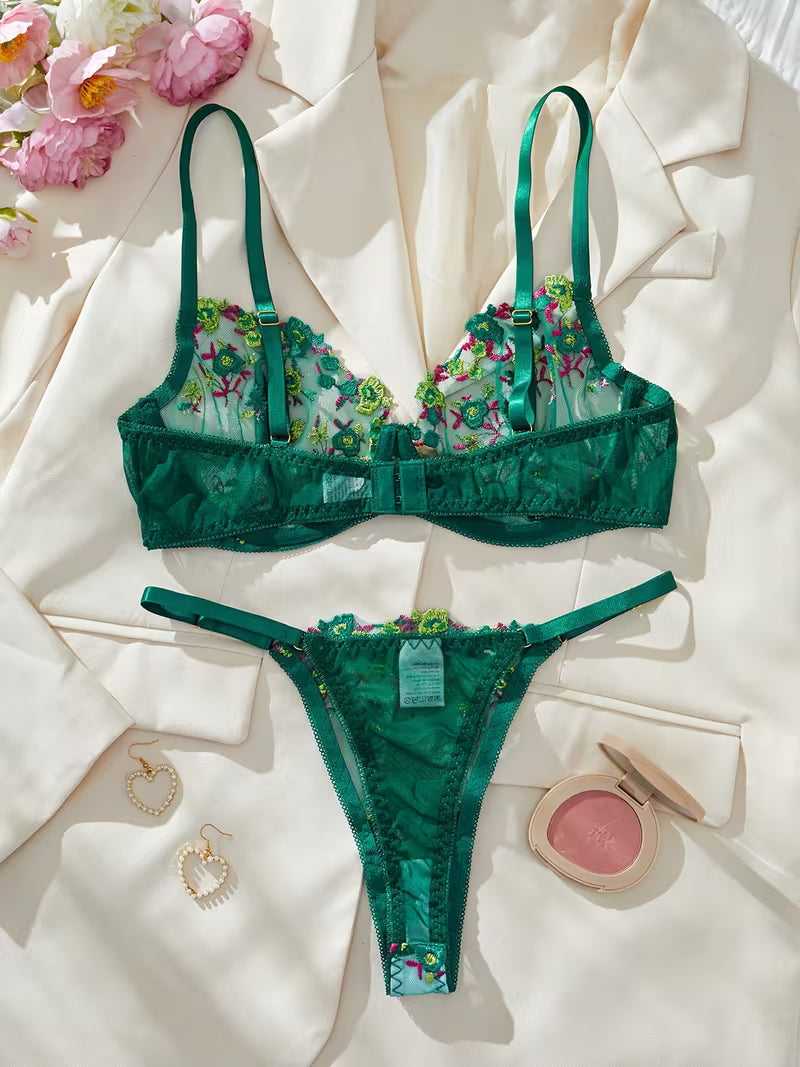 Sweet Flower Floral net pushup set.